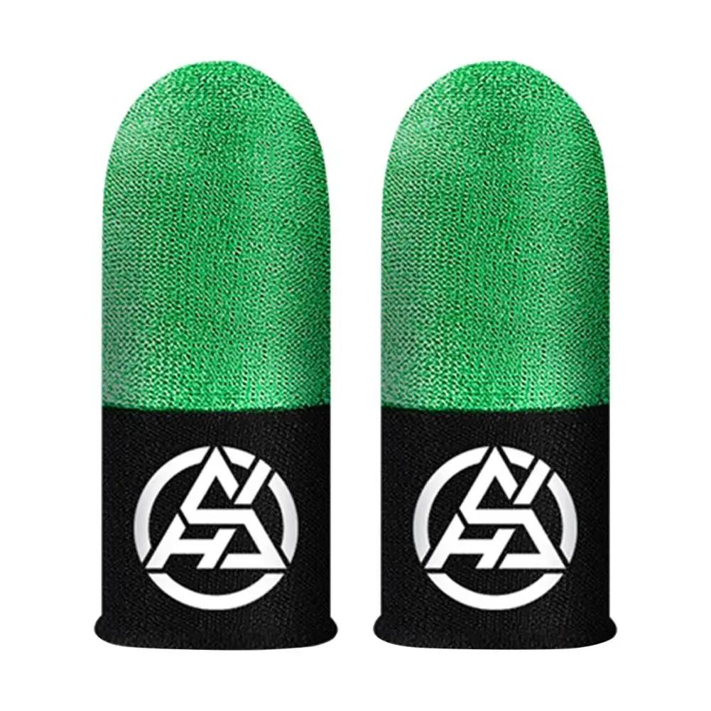 Dedo Dedales Gamer Capa, Sweatproof, Touch Screen, Fingertips Sleeve para PUBG Jogos Móveis, Acessórios Do Jogo, 1 Par - Image 1