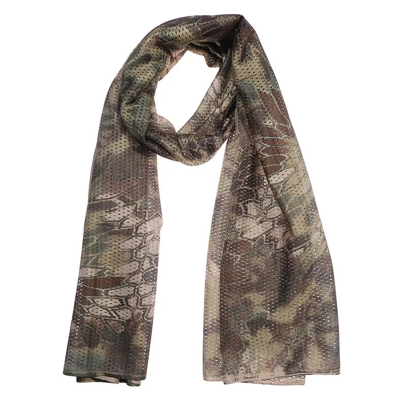 Cachecol de camuflagem grande para homens, sniper caçador, lenço de malha, véu de ciclismo, camping, caça, pesca, caminhadas - Image 1
