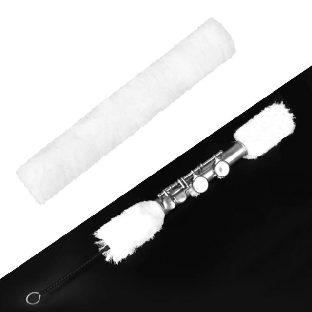 Bocal Universal Reutilizável de Trompete e Flauta com Limpador de Tubos de 39cm para Músicos