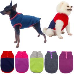 Colete de lã para cães e gatos macio e espesso suéter leve, roupa fofa para animais, quente para cães pequenos e médios, inverno e outono - Image 1