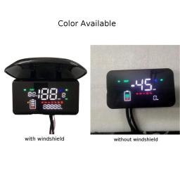 E-bike display lcd motor velocímetro tela 48-72v 6 pinos scooter de bicicleta elétrica medidor digital tram lcd montagem peças de reparo - Image 6
