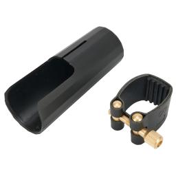 Bocal do saxofone com tampa, ligadura de couro, acessórios para Alto, tenor, soprano, sax, instrumentos de sopro - Image 3
