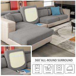 LEVIVEI-Jacquard Sofa Seat Cushion Cover, Sofá Capas para Sofás, Anti-Poeira, Slipcover Removível, Protetor de Móveis, Crianças, Animais - Image 3