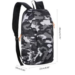 Mochila leve camuflada para homens e mulheres, bolsa de viagem, alpinismo, zíper, cinto ajustável, camping, homens, senhoras, novo, 2023 - Image 6