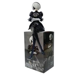 15Cm Anime Original SEGA Nier:automata Ver1.1A 2B Yorha No. 2 tipos B Premium Chokonose Figura PVC modelo brinquedos colecionáveis - Image 6