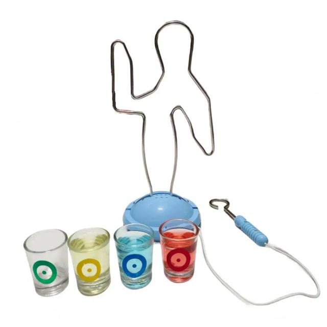 Conjunto de Jogo Buzz Wire para Adultos com Óculos de Tiro - Diversão Garantida em Festas, Chás de Lingerie e Reuniões em Família