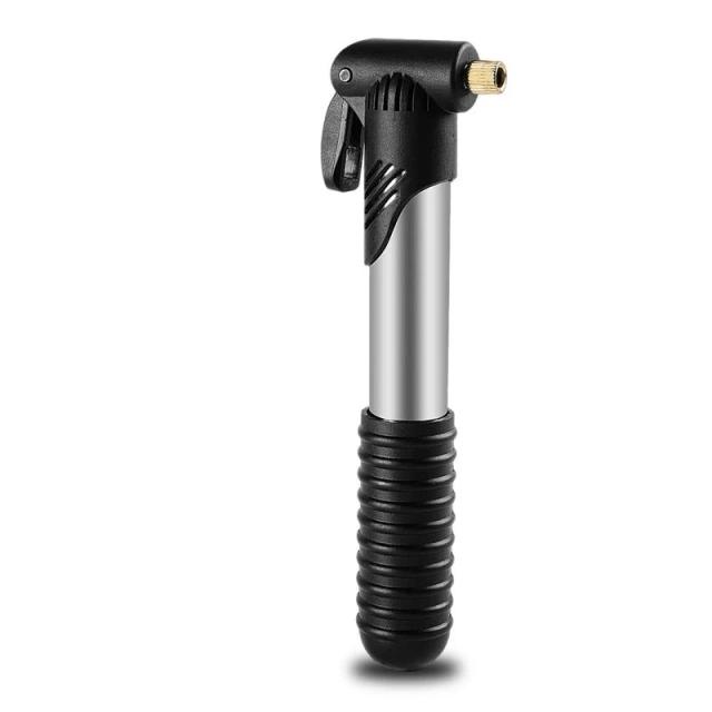 Mini bomba portátil para bicicletas - inflador de pneus para válvulas Schrader e Presta, ideal para mountain e road bike, futebol e infláveis.