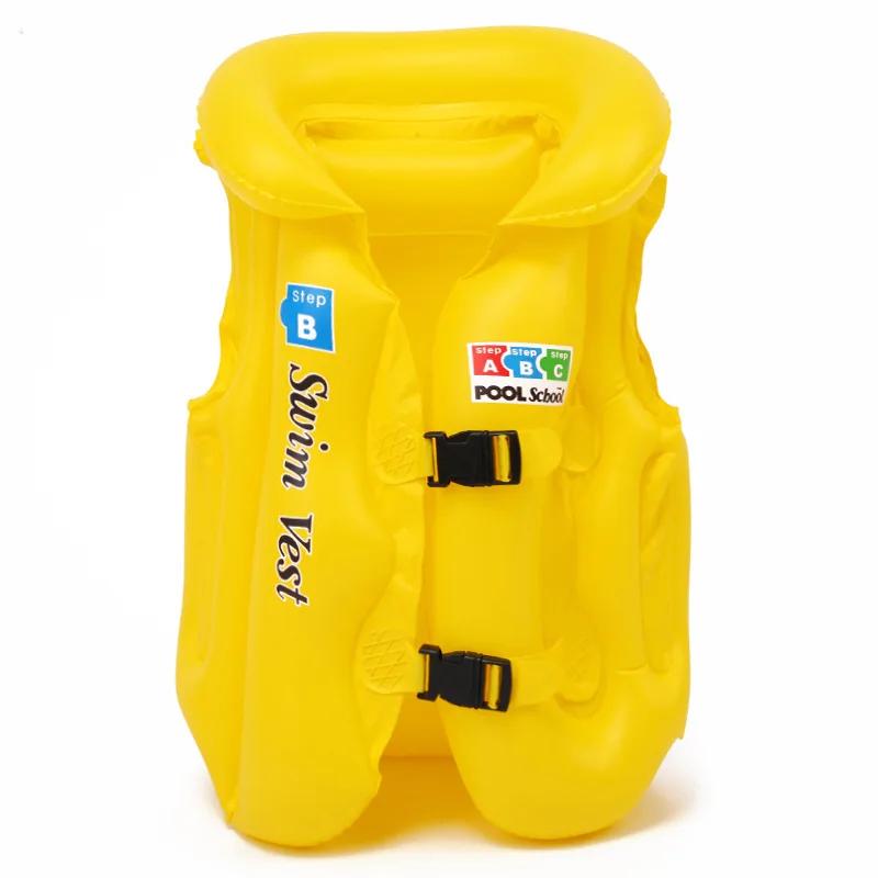 Anéis de natação de PVC para crianças Assento flutuante inflável Auxílio de natação Flutuador de segurança Jaqueta salva-vidas Brinquedo de água de segurança Colete salva-vidas - Image 1