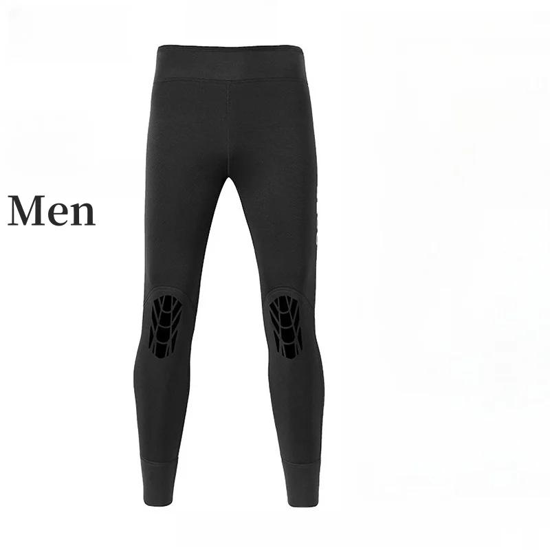 Fato de mergulho em neoprene para homens e mulheres, jaqueta e calças quentes, maiô rachado, à prova de frio, inverno, 3mm - Image 1