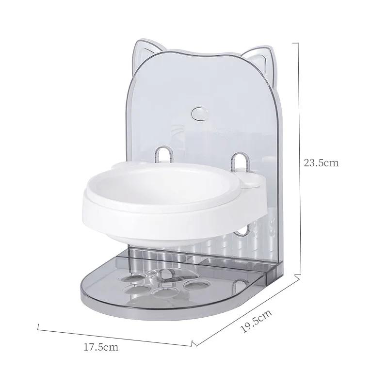 Ajustável Pet Alimentação Água Bowl, Cat Food Feeder, levantado Stand Dish, Kitten Puppy Alimentador, Dogs Supplies, 2 em 1 - Image 1