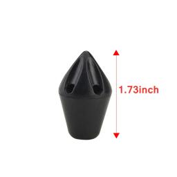 Safe Plastic Whistle Arrowhead, Target Points, fazer um som, Hunting Arrow Acessório, Tiro com arco, 8mm, 6 pcs, 12pcs - Image 5