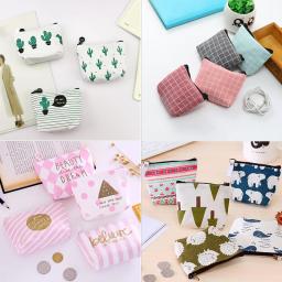Bolsa de guardanapo higiênica para viagem, cactus bolsa de guardanapo cosmético organizador de absorventes 1 peça - Image 1