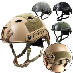 Capacete tático rápido para Airsoft Paintball, capacetes de combate, esportes ao ar livre, equipamento protetor de cabeça, MH PJ Casco - Image 1