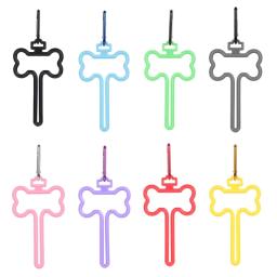 L69a suporte saco cocô cachorro, ajustável, mãos livres, animais estimação, adequado para qualquer coleira - Image 1