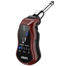 LEKATO-B6 Amplificador De Auscultadores De Guitarra, Pedal De Efeito De Guitarra, Prática De Efeitos, Sintetizador Com 5 USB Recarregável - Image 1