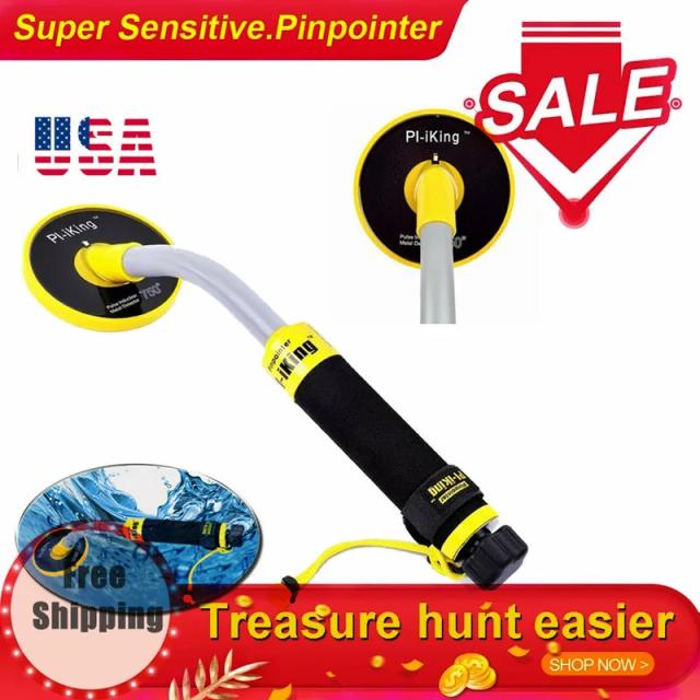 Detector de metais totalmente impermeável, 100 pés, 30m, Mergulho subaquático, Lago oceânico, Alta sensibilidade, Indução por pulso, Mão