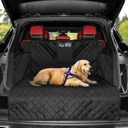 Waterproof Dog Car Seat Cover, Trunk Case, transportador, Travel Mat, Pad, transportadores, rede, pequeno, médio, cães grandes - Image 1