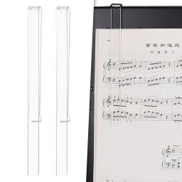2 pçs clipe de livro de música clipes de livro resistentes a quebras para partitura suporte de piano músico - Image 5