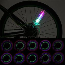 Luz led colorido 32-bicicleta bicicleta 32 padrão ciclismo pneu raios decoração lâmpada - Image 3