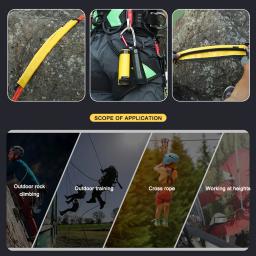 Escalada Corda Capa Protetora, Anti-Wear Corda Guarda, Equipamento de Rocha, Fita Mágica, PVC Arborist, 1 a 10Pcs, 50cm - Image 5