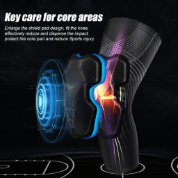 Protective Strike Knee and Shin Pads para adultos, proteção antiderrapante, BMX e mountain bike guards, off-road, 1 ou 2pcs - Image 5