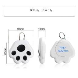 Mini Localizador de Rastreamento Portátil para Animais de Estimação, Dispositivo Anti-perdido para Criança, Mobile Key Finder Tools, Bluetooth 5.0, GPS Escondido, Gato e Cão - Image 2