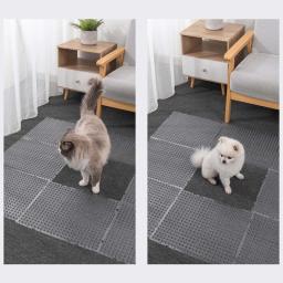 Tapete treinamento para gatos Tapete plástico transparente com pontas para cães gatos Tapete dissuasor pontas - Image 5
