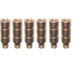 30 pçs arco e flecha de cobre inserir peso adicional bob-peso contrapeso balanceador de alumínio seta inserção caça acessórios - Image 4