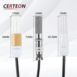 Sensor de Temperatura e Umidade RS485 Industrial à Prova d'Água Alta Precisão Sonda de Metal PE PVC Transmissor com Cabo de 0.5m para Ambientes Severos - Image 4