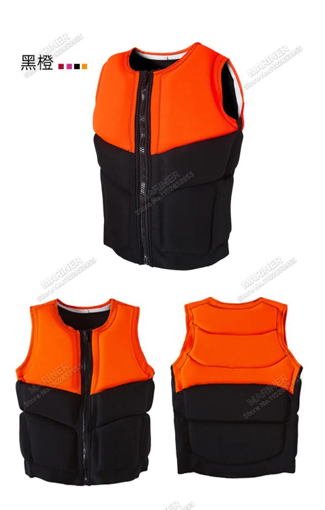 Colete Salva-Vidas Adulto em Neoprene com Certificação CE e PE para Esportes Aquáticos como Jet Ski, Surf, Caiaque e Stand Up Paddle
