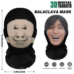 3d cr7 messi máscara facial sem costura, pessoas famosas impresso lenço, protetor solar de seda gelo, halloween cosplay - Image 4