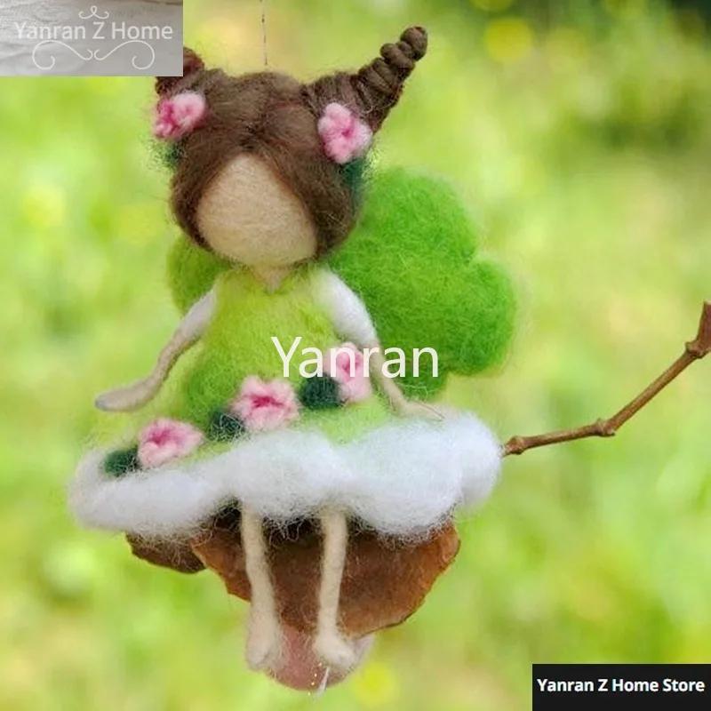 Kit De Ferramentas De Feltragem De Agulha, Conjunto De Material DIY, Acessórios De Tecido Artesanal, Desejando Anjo Elfo - Image 1