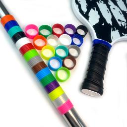 Rodada Elastic Tennis Racket Grip, Anel De Silicone, Fixo de Borracha Sweat-Absorvente Belt, Acessórios Esportivos, 4Pcs - Image 2