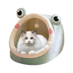 Conforto interior cesta aconchegante Pet Tent caverna, Cat Bed House, Cat Hut, cama de dormir, esteira pouco - Image 5
