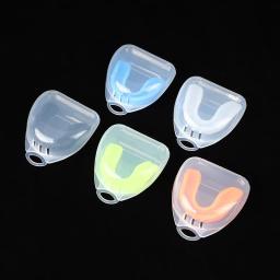 Protetor bucal de gel de sílica à prova de choque para esportes, protetor de dentes para crianças e adultos, ideal para basquete, rugby, boxe e karatê - Image 5