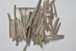 100 peças saxofone vento reed estilhaços de aço inoxidável instrumento musical acessórios peças reparo 30mm - Image 3