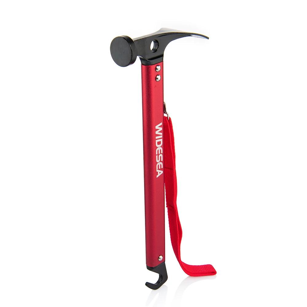 Widesea martelo de acampamento aço inoxidável cobre ao ar livre tenda peg estaca mallet com extrator estaca Grond prego montanhismo caminhadas - Image 1