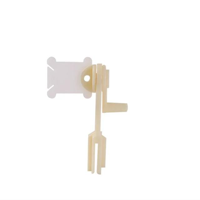 Organizador de Plástico para Linha de Bordado e Ponto Cruz - Suporte Prático para Bobinas e Armazenamento de Materiais de Artesanato