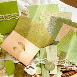Papel decorativo do cartão da textura 3D do vintage, Scrapbooking DIY, diário, álbum, fundo, 20 pcs - Image 2
