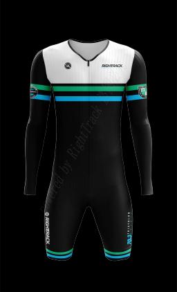 Triatlo manga comprida Skinsuit, World Champ Vestuário, Natação Ciclismo e Corrida Wetsuit, Competição RT Vestuário, 70.3, Novo - Image 1