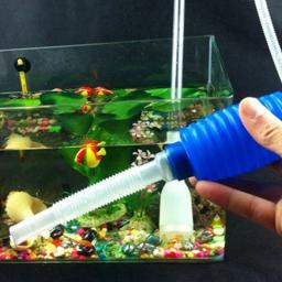Sifão de aquário cascalho filtro de água ferramenta de limpeza portátil tanque de peixes aspirador de pó bomba de ar acessórios acuario ferramentas de limpeza - Image 3