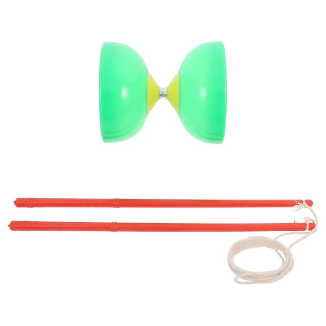 Diabolo com Três Rolamentos para Crianças - Equipamento de Acrobacias e Malabarismo para Shows e Brincadeiras