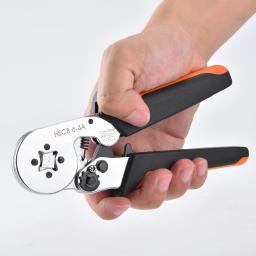 Tubular Virola Crimping Toolbox com Conectores de Fio, Catraca Auto-Ajustável, Crimper para Conectores de Fio Elétrico Conjunto - Image 6