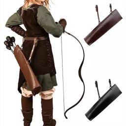 Renascença medieval tiro com arco aljava, tradicional Bow Hunting, Tiro Acessório, Seta Titular, Hunter Archer Ranger, Traje Cosplay - Image 1