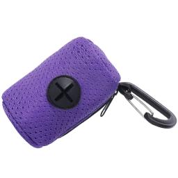Saco lixo para animais estimação, dispensador saco cocô cães, tecido malha, dispensador saco cocô com - Image 3