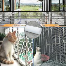 Rede de janela anti-queda malha de segurança gato boa tenacidade corte livremente plástico bebê pet varanda casa suprimentos - Image 2