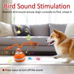 Brinquedo interativo do cão Bola Movimento Ativado Brinquedo do cão inteligente, Bolas De Provocação Em Movimento Automático, Limpeza Do Filhote De Cachorro, Brinquedos De Mastigação De Dentes, Corda De Nó - Image 2