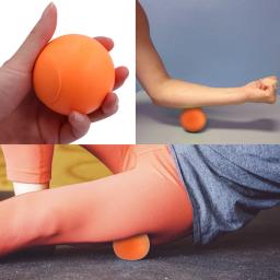 Tpe fáscia massagem bola de volta treinador pés músculo relaxar bola esporte fitness pilates yoga bola alívio da dor do estresse exercitador bola - Image 2