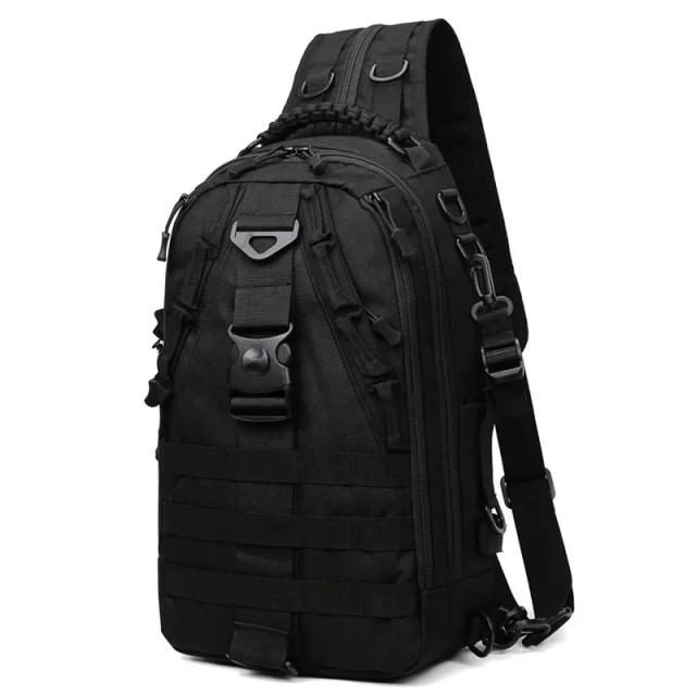 Mochila de Pesca Impermeável Masculina Multifuncional com Bolsa de Ombro para Escalada e Aventura ao Ar Livre