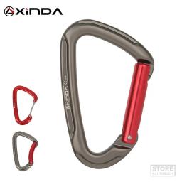 XINDA-Mosquetão de alumínio para Escalada ao ar livre, Straight Bent Wire Gate, Quickdraw Gate, Portão com mola, Proteger Kits, Profissional - Image 1